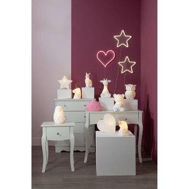 Neon Heart Design LED Box Light | LED Light Box