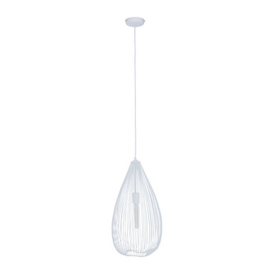Teardrop White Pendant Light | Lavis