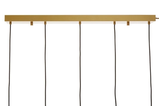 Gold Finish Glass Shades Pendant Light | Revive