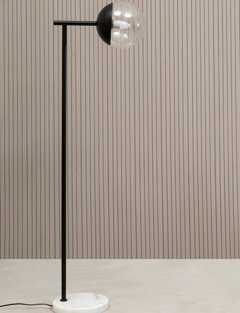 Revive Black Finish Floor Lamp