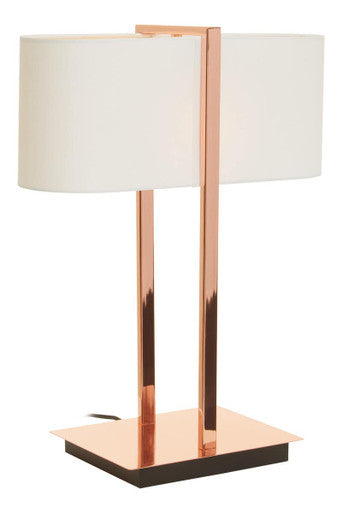 Copper Finish Table Lamp | Lilian
