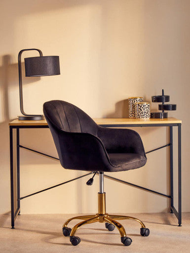 Leyna Black Table Lamp