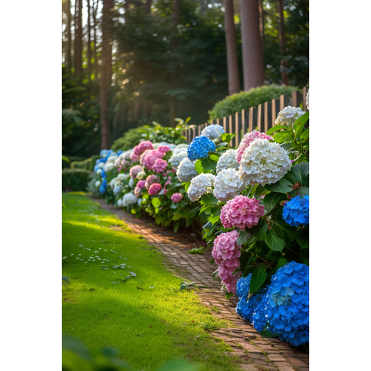 Hortensia - 6 pcs. - Hydrangea macrophylla - Height 25-40cm - ⌀9cm