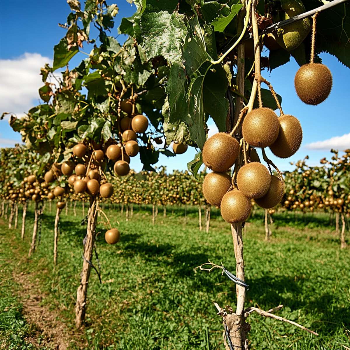 Kiwi fruit - 6 pcs. - Actinidia deliciosa 'Jenny' - Height 20-40cm - ⌀9cm