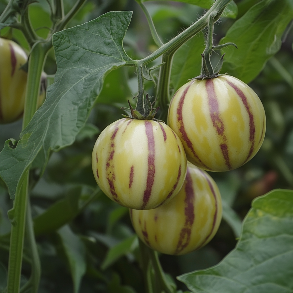 Pepino melon - 3 pcs. - Solanum Muricatum 'Pepino gold' - Height 25-40cm - ⌀9cm
