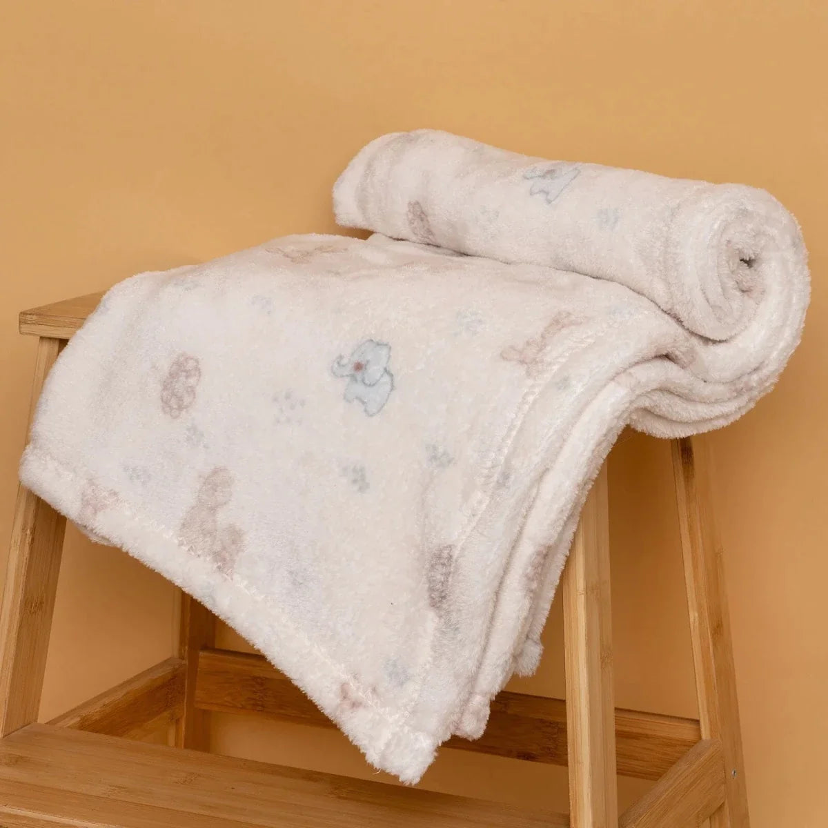 Little Dreams Animal Print Wellsoft Fleece Baby Blanket (90 x 110 cm)