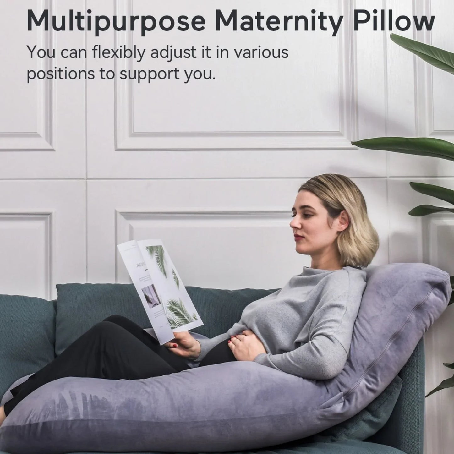 Momcozy U Shaped Maternity Body Pillow