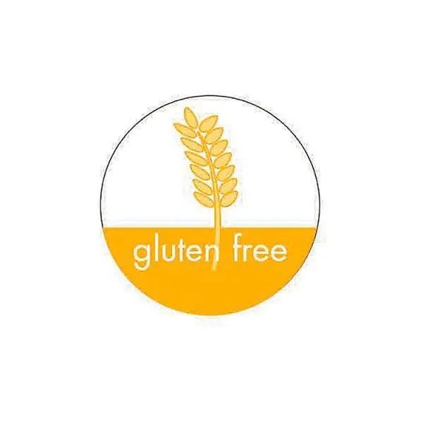25mm Circular adhesive GLUTEN-FREE Label - Sets of 500