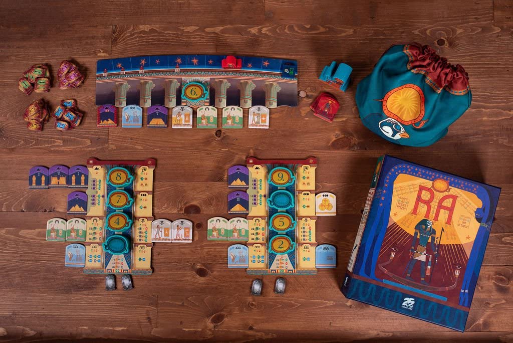RA Deluxe Edition by 25th Century Games | Ancient Egypt Auction & Set Collection (2–5 Players)