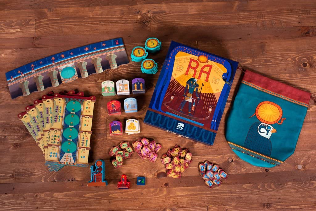 RA Deluxe Edition by 25th Century Games | Ancient Egypt Auction & Set Collection (2–5 Players)