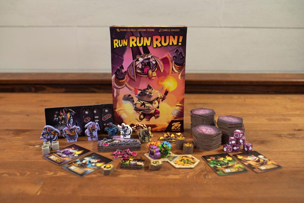 Run Run Run by 25th Century Games — Strategy Board Game for 1-4 Players, Ages 8+