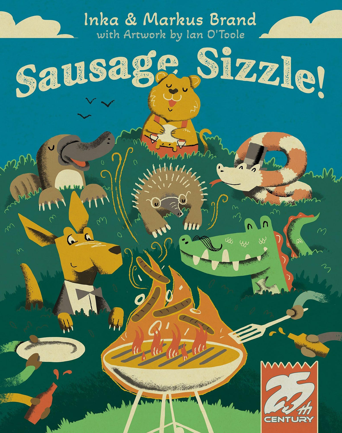 25th Century Games Sausage Sizzle – Family Party Game for 2-5 Players (Ages 8+)