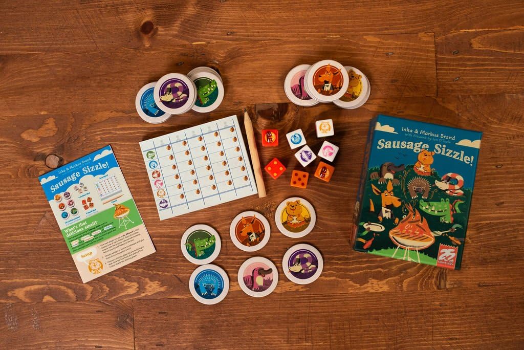 25th Century Games Sausage Sizzle – Family Party Game for 2-5 Players (Ages 8+)