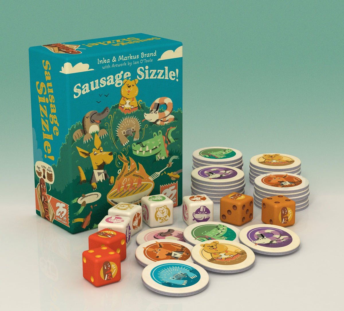 25th Century Games Sausage Sizzle – Family Party Game for 2-5 Players (Ages 8+)