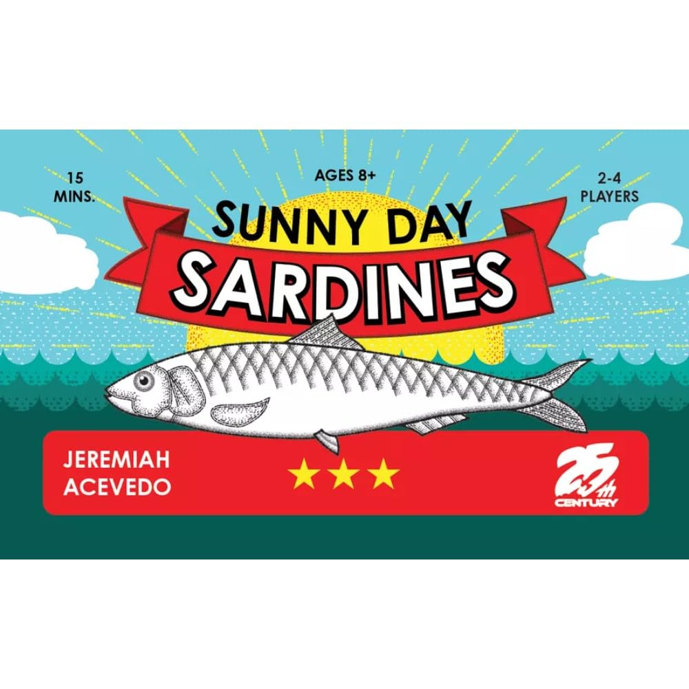 Sunny Day Sardines by 25th Century Games – Travel-Friendly Family Card Game