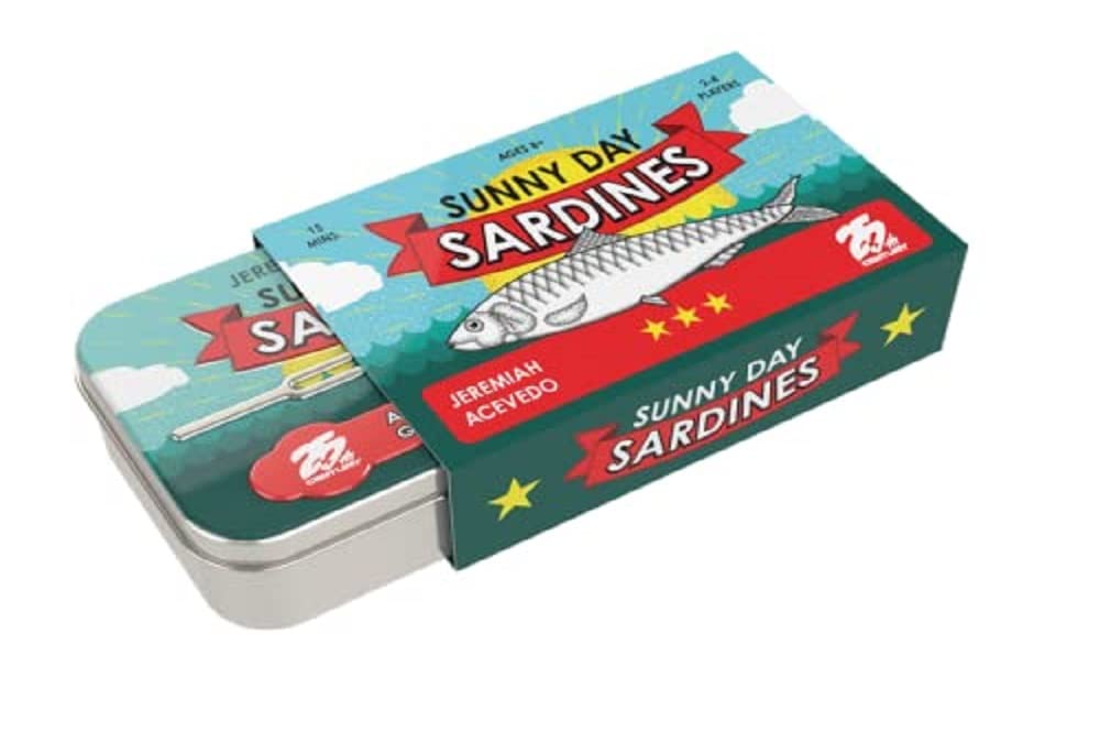 Sunny Day Sardines by 25th Century Games – Travel-Friendly Family Card Game