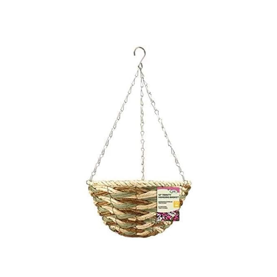 12in Trinity Garden Hanging Basket