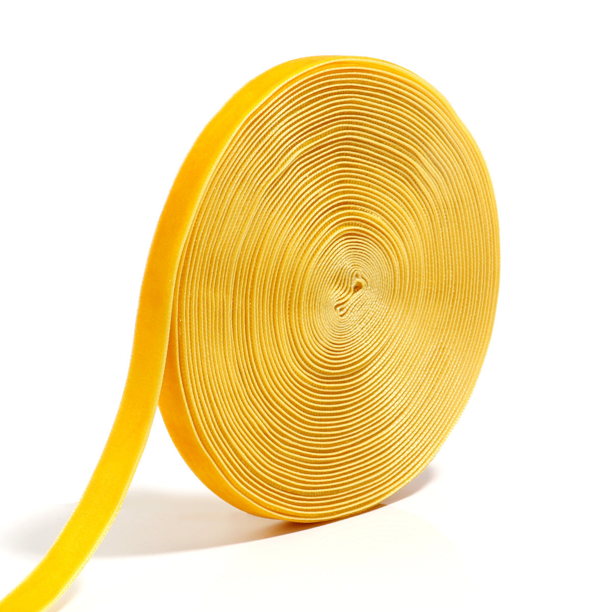 1cm Flocking Ribbon Velvet Band Single-sided Holiday Decoration