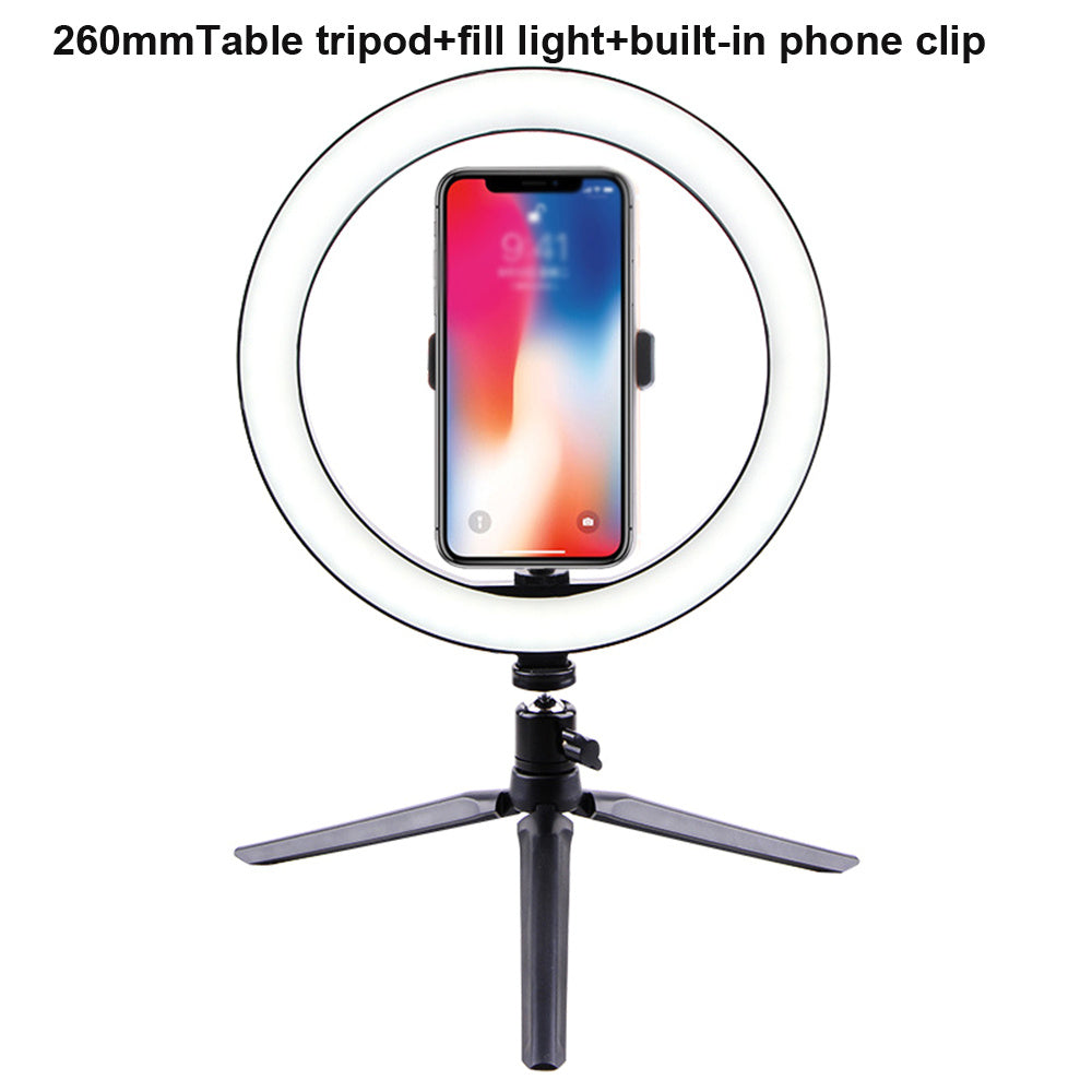 26cm LED Ring Light with Tripod Stand & Phone Clip - Professional Studio Lighting for Photography, Video & Live Streaming