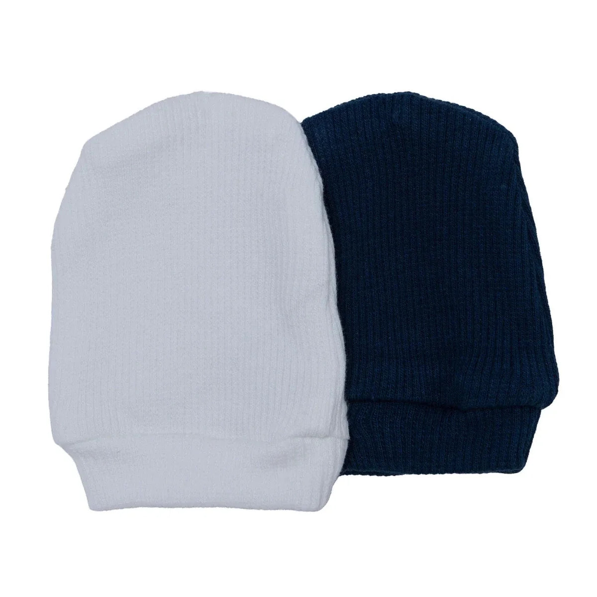 HelloBaby Ribbed Baby Scratch Mitts (Newborn)