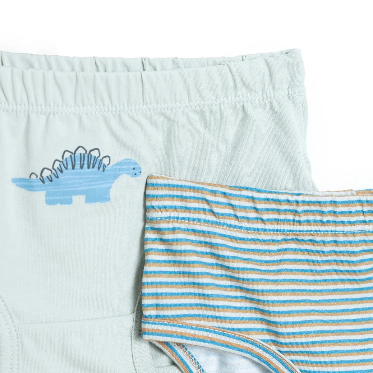 HelloBaby 3 Pack Striped Dinosaur Print Baby Briefs (12 Months to 4-5 Years)