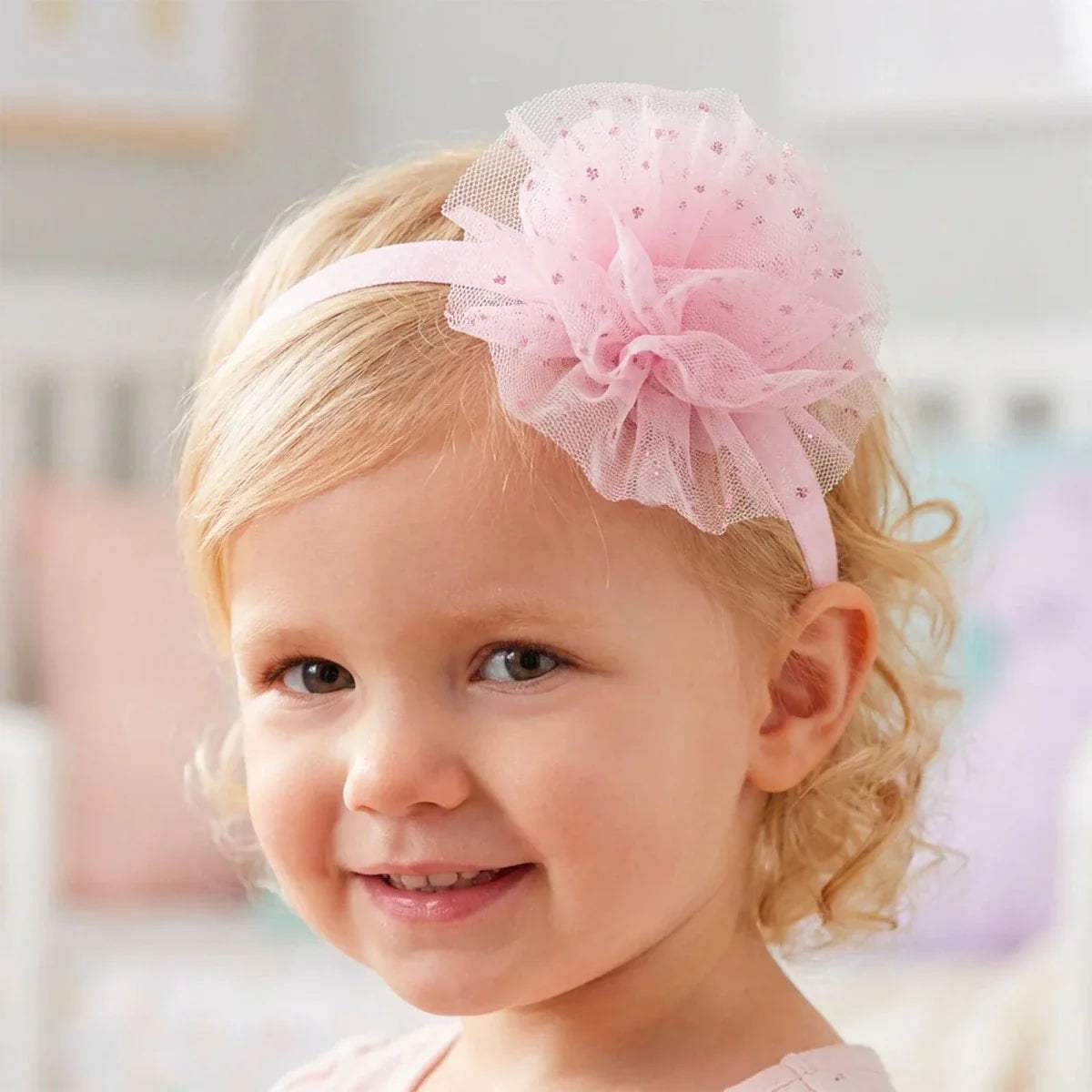 HelloBaby Tulle Baby Headband (One Size)
