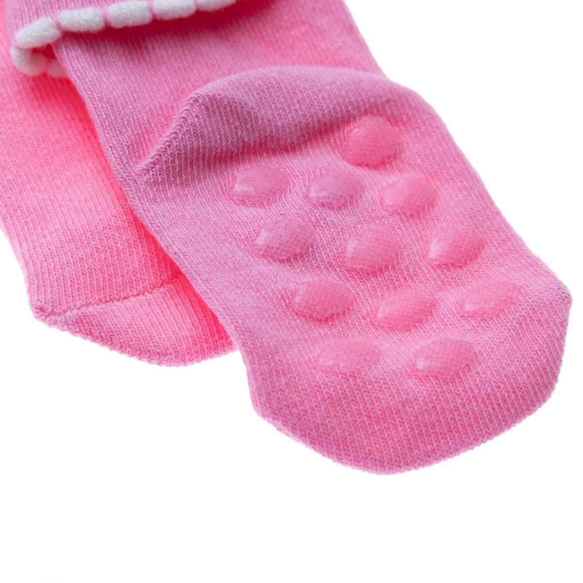 HelloBaby 3 Pack Cat Print Roll-Top Baby Socks (Newborn to 12-24 Months)