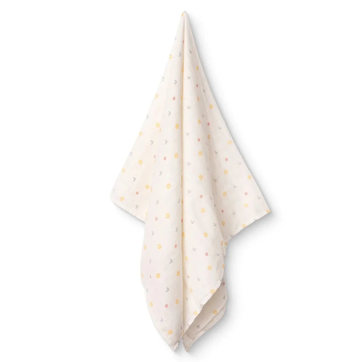 Little Dreams Floral Print Muslin Baby Blanket (100 x 110 cm)