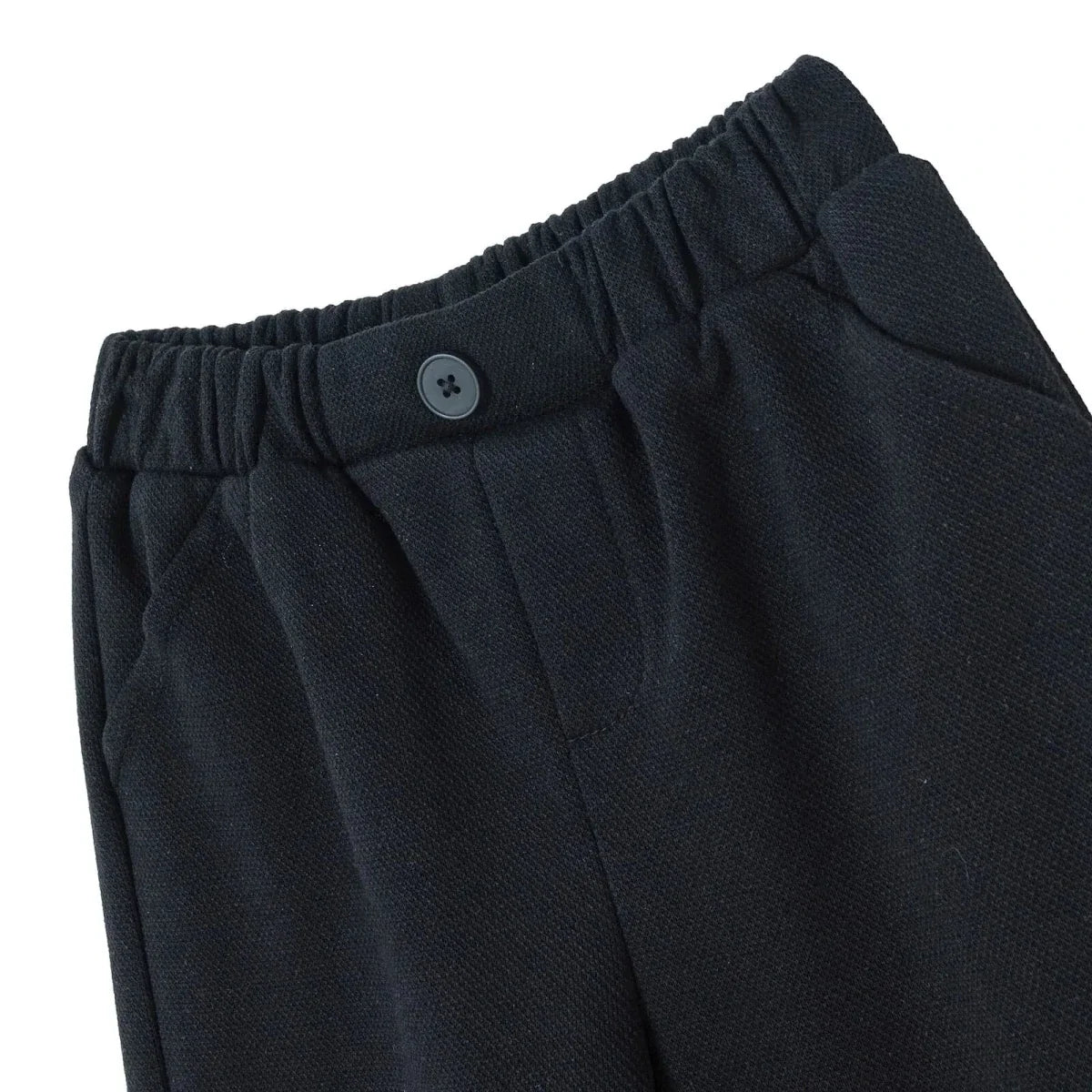 HelloBaby Buttoned Turn-Up Pique Baby Trousers (6-9 Months to 4-5 Years)