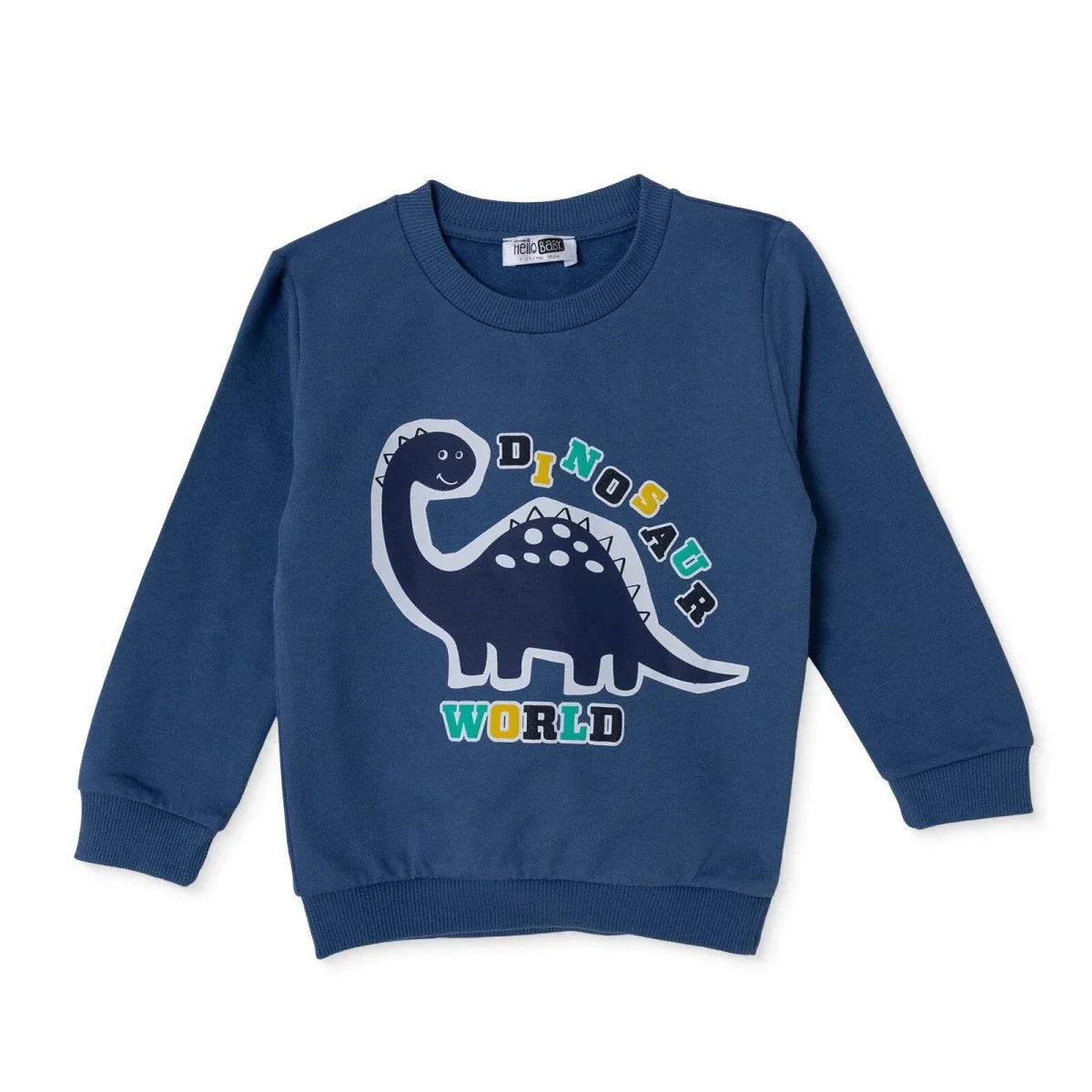 HelloBaby Dinosaur Print Brushed Loopback Baby Sweatshirt (3-6 Months to 4-5 Years)