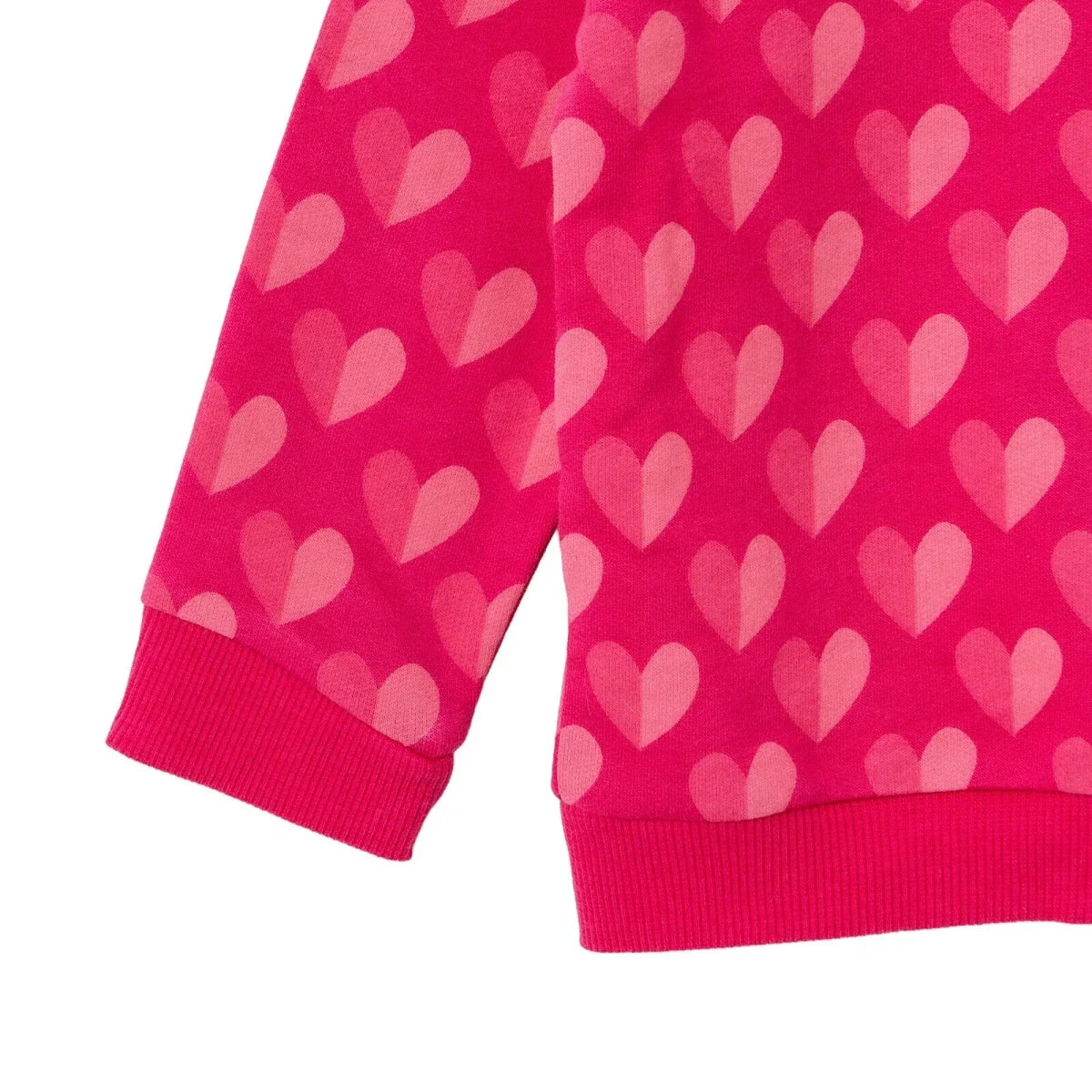 HelloBaby Heart Print Brushed Loopback Baby Sweatshirt (3-6 Months to 4-5 Years)