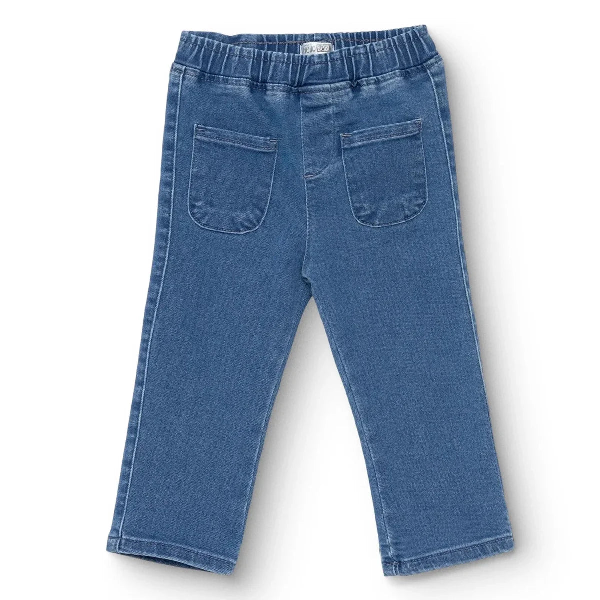 HelloBaby Girls Denim Trousers Buttoned Berry Belle Full Length - Indigo