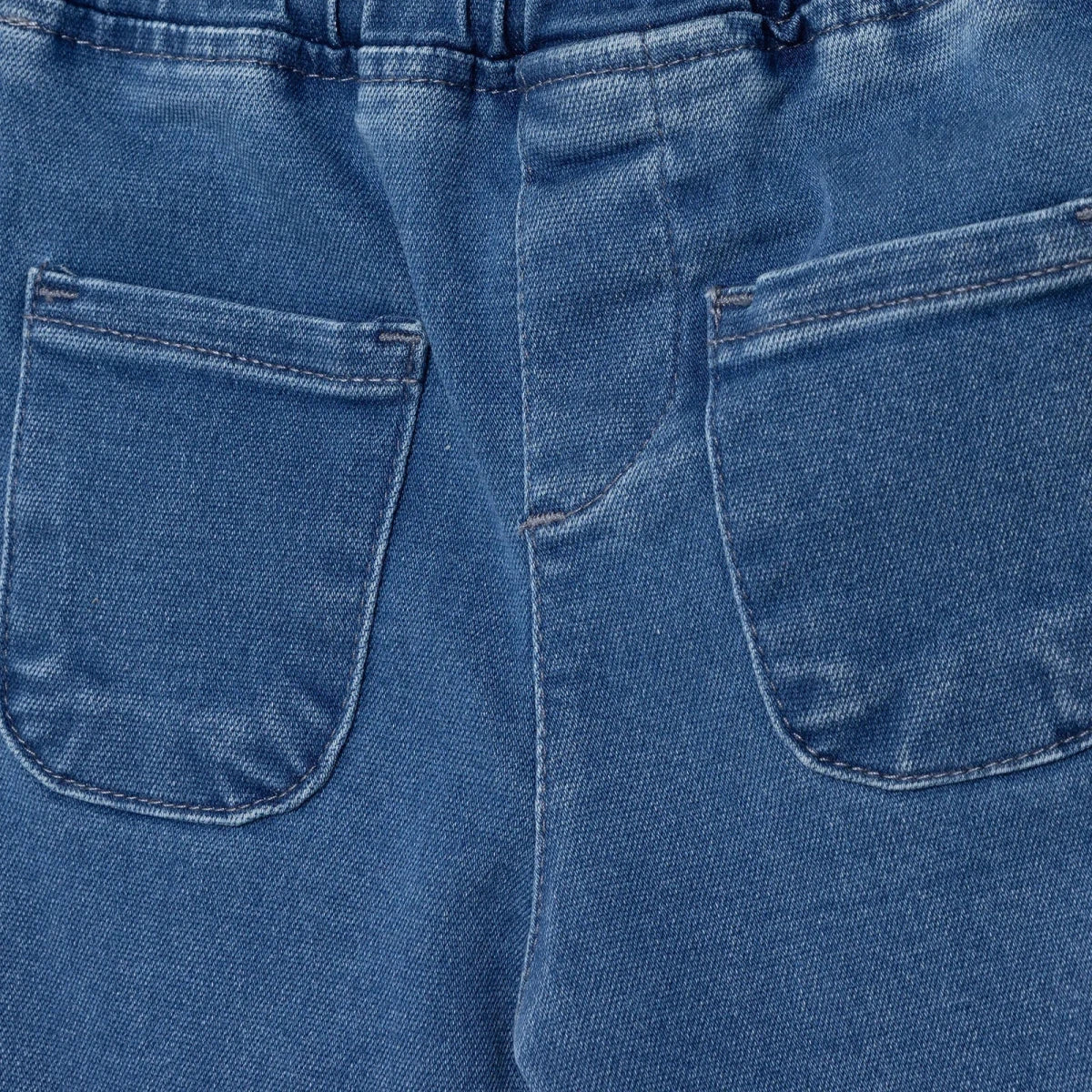 HelloBaby Girls Denim Trousers Buttoned Berry Belle Full Length - Indigo