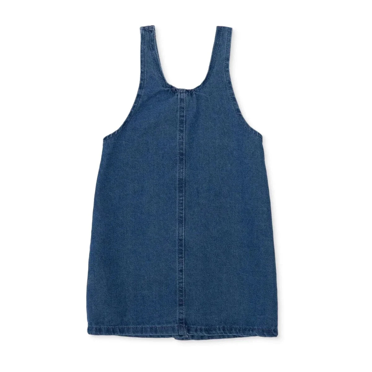 HelloBaby Girls Dress Strawberry Print Snap Fastening Berry Belle Crew Neck Short Length Short Sleev - Indigo