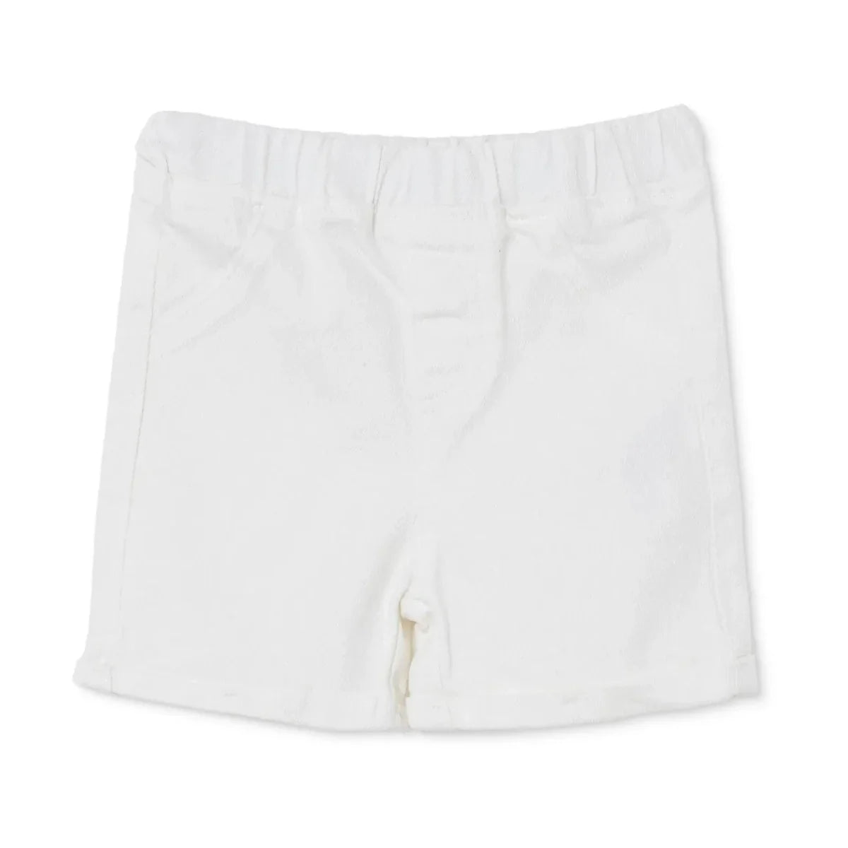HelloBaby Girls Denim Shorts Buttoned Berry Belle Short Length - Ecru