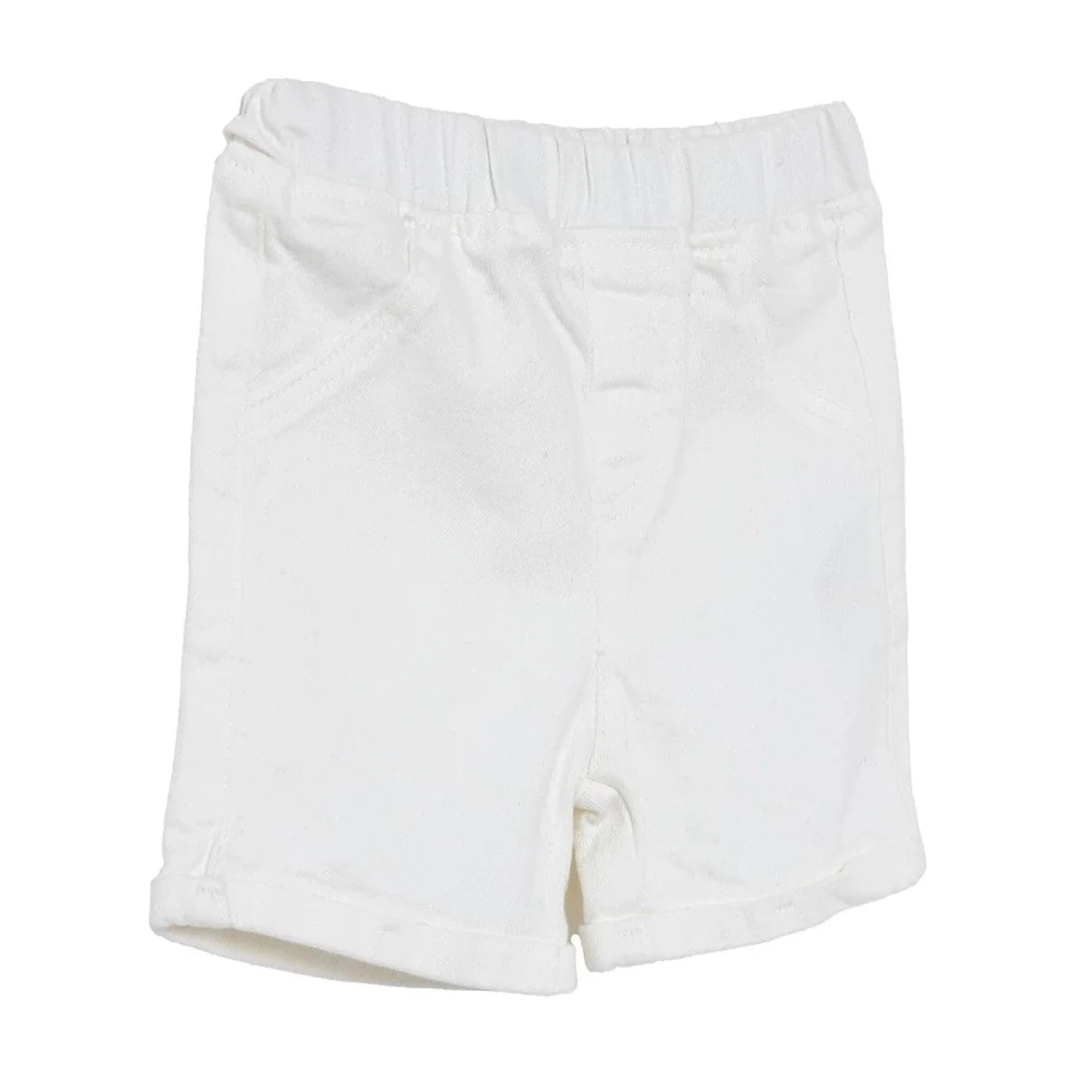 HelloBaby Girls Denim Shorts Buttoned Berry Belle Short Length - Ecru