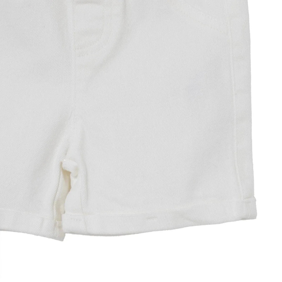 HelloBaby Girls Denim Shorts Buttoned Berry Belle Short Length - Ecru