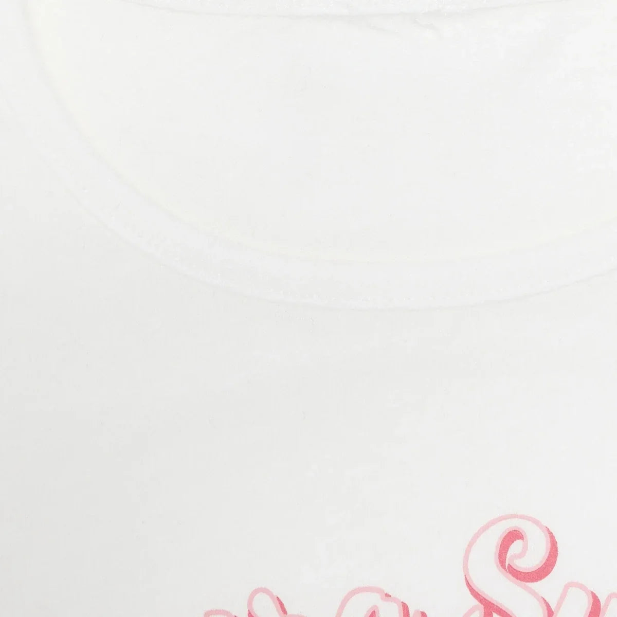 HelloBaby Girls T-shirt Strawberry Print Crew Neck Short Sleeve - Ecru