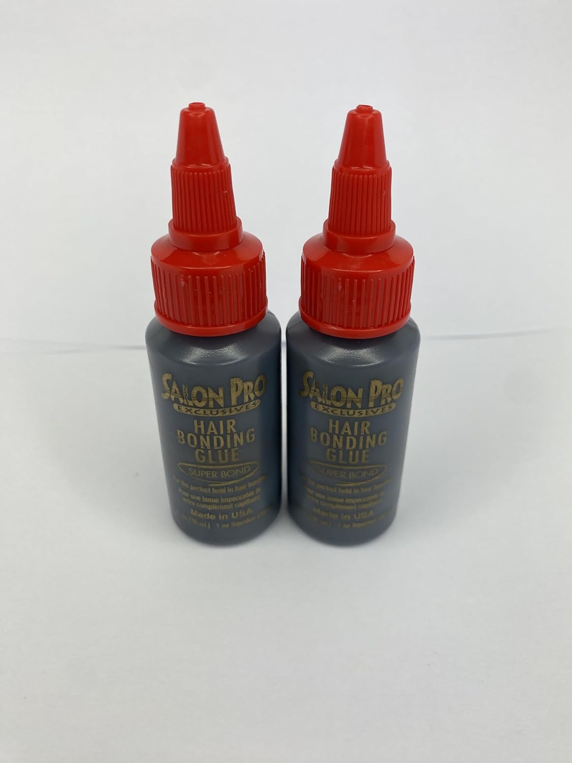 Salon Pro Hair Bonding Wig Glue 30 ml - Super Bond Strong Hold - Pack of 2 Bottles for Weft Eyelash Quick Weave Glue
