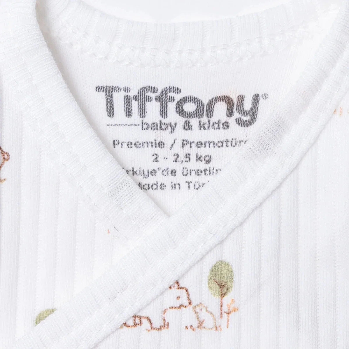 Tiffany 100% Cotton Tiny Baby Set - Ecru