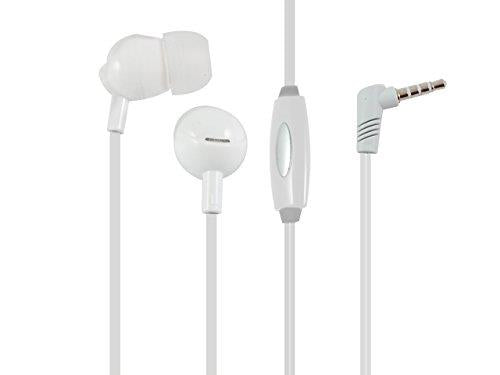 Advanced Accessories Fusion 3.5mm Earphones with Microphone-White