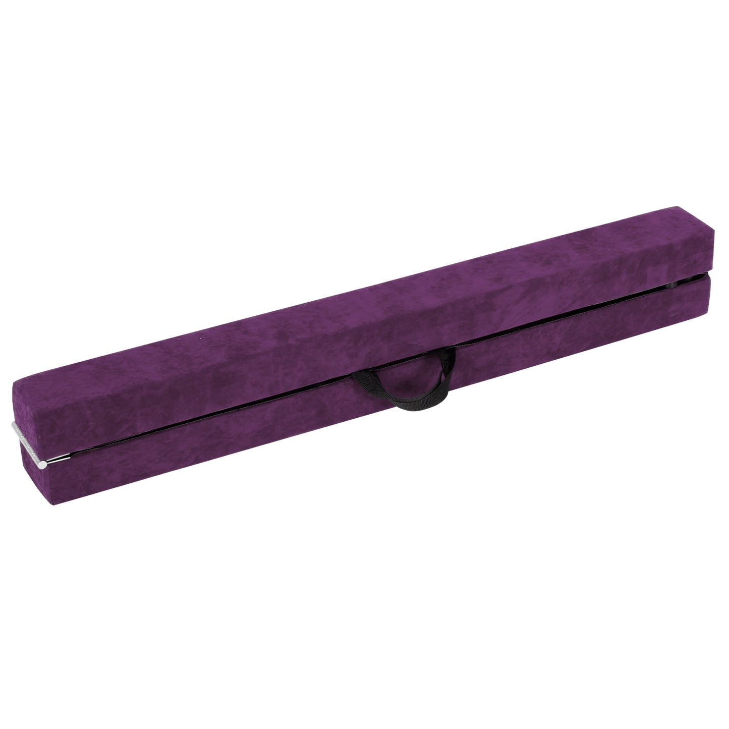 270CM Folding Balance Beam with Solid Wood Base and Anti-slip Bottom-Rainbow