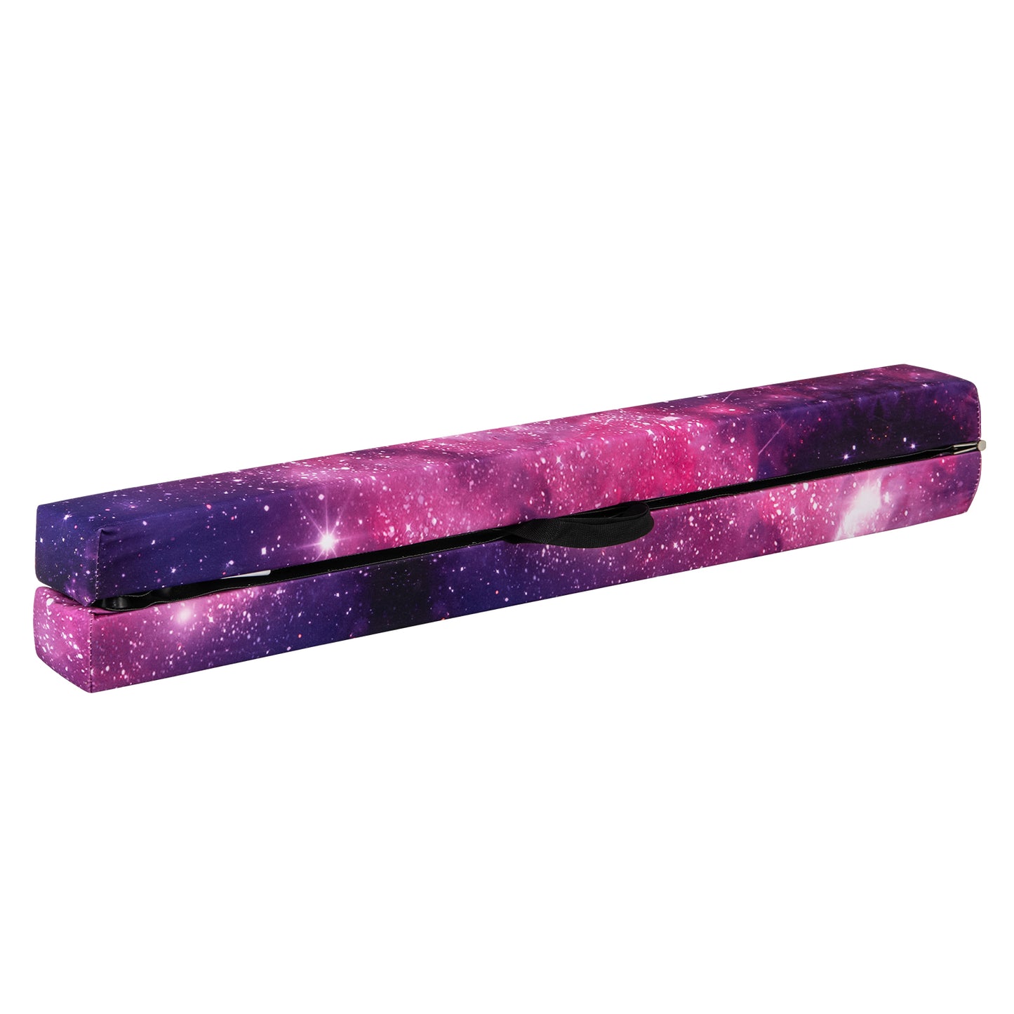 270CM Folding Balance Beam with Solid Wood Base and Anti-slip Bottom-Rainbow