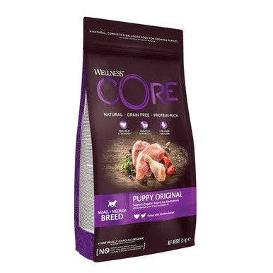 Wellness CORE Dog Dry Puppy Original - Turkey with Chicken Recipe 1.5kg