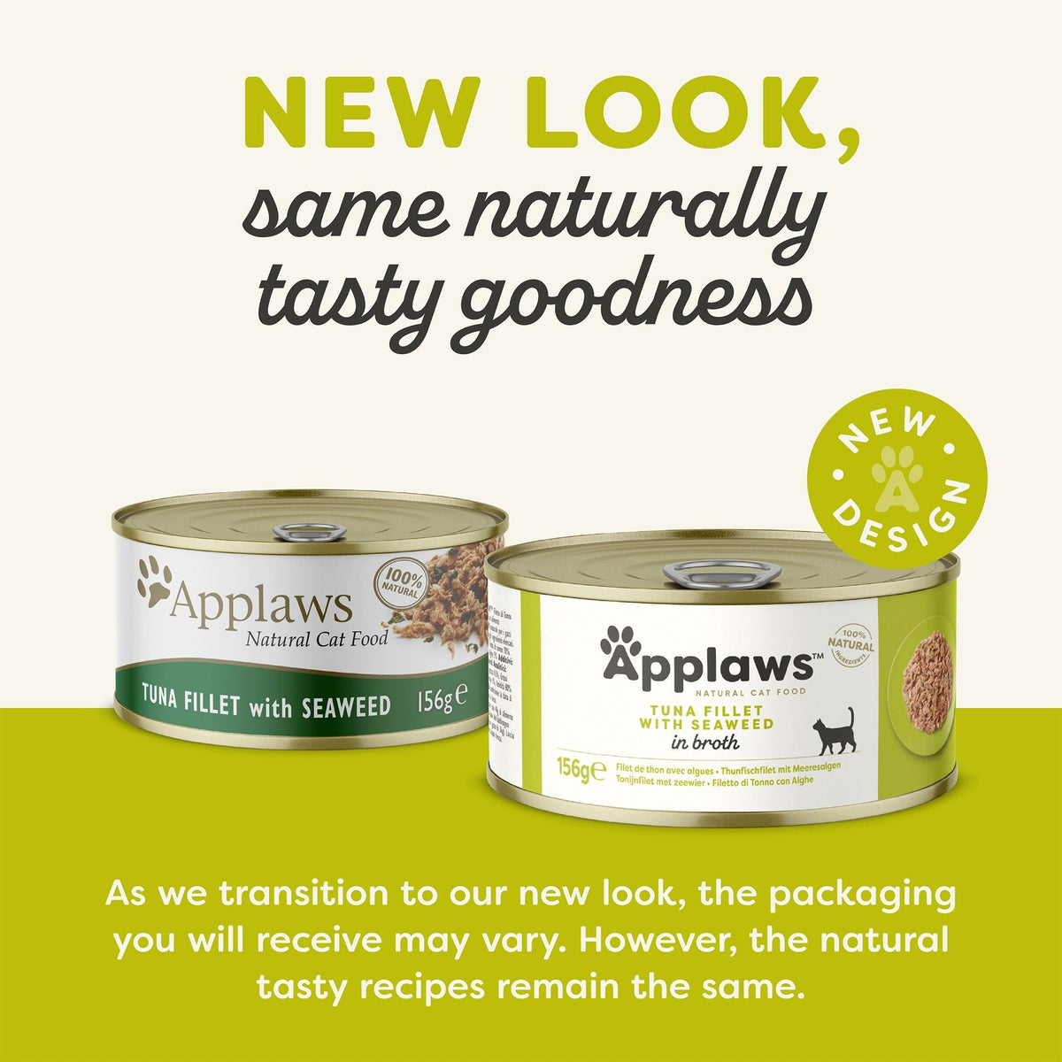 Applaws Cat Can Tuna and Seaweed 156g - Case of 24