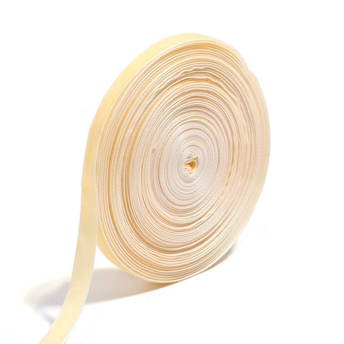 1cm Flocking Ribbon Velvet Band Single-sided Holiday Decoration