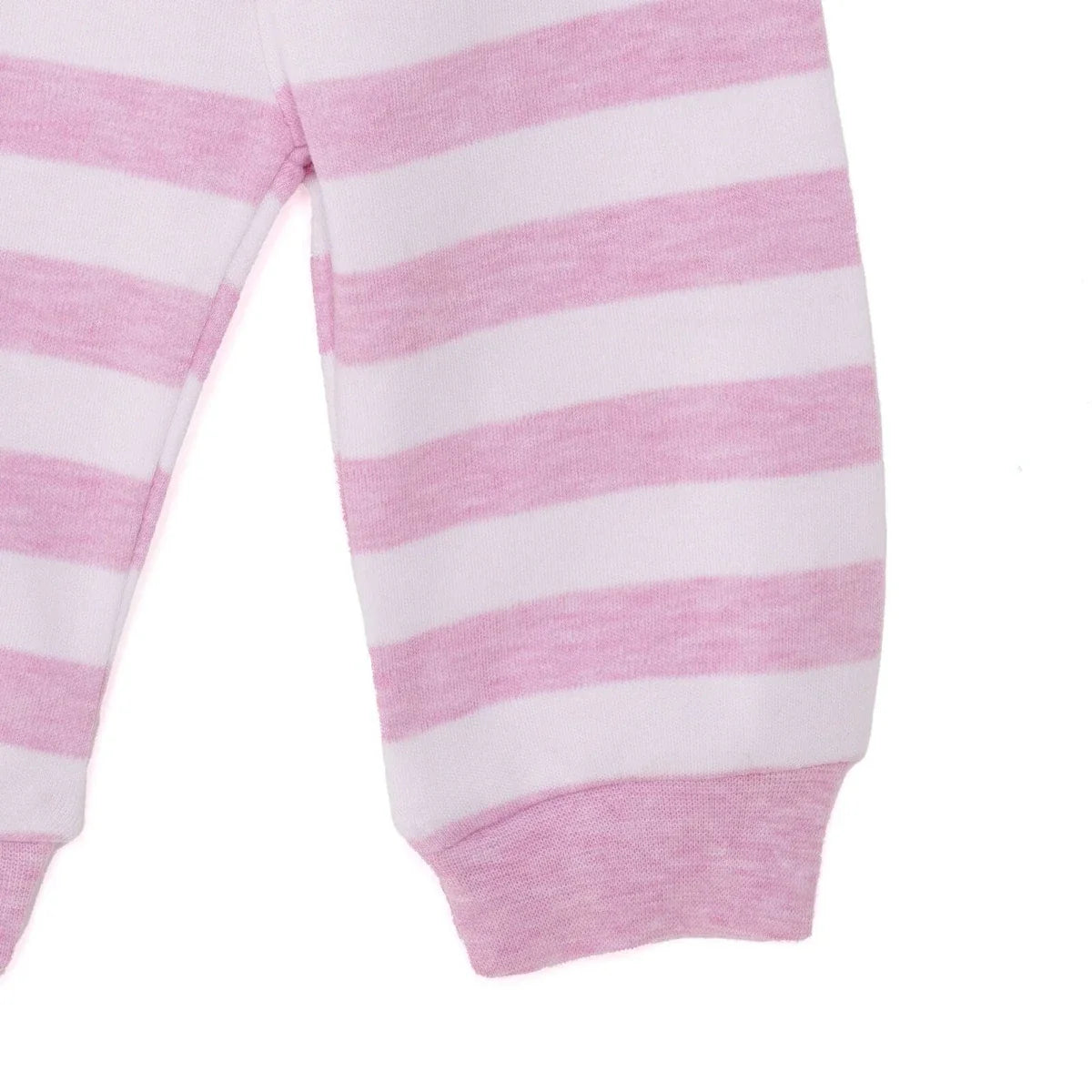 HelloBaby Unisex Sweatshirt-Footless Bottom - Light Pink