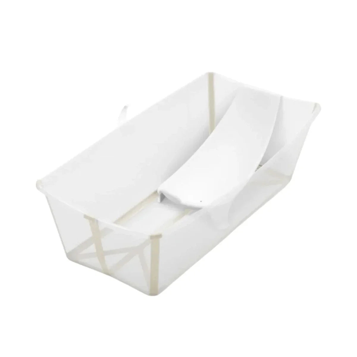 Stokke Flexi Bath X-Large Bath & Flexi Newborn Support Bundle - Sandy Beige