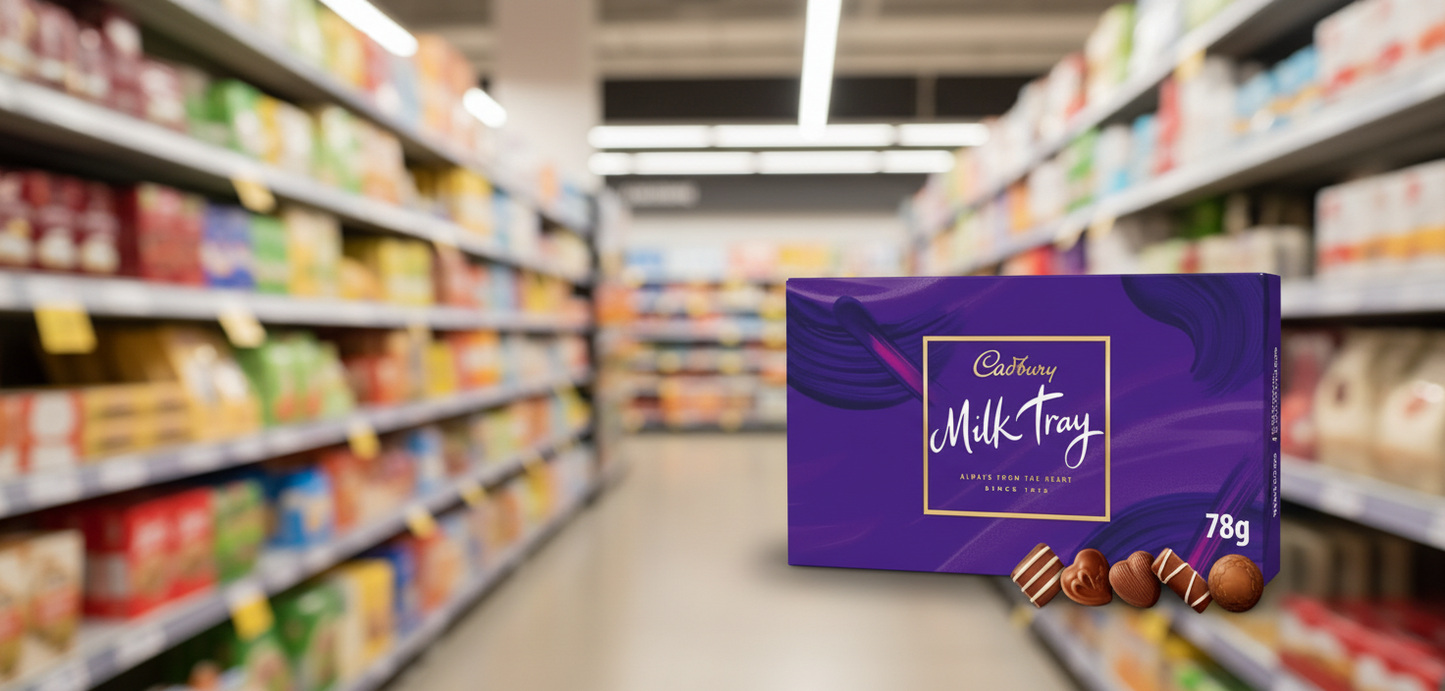 22 x Cadbury Milk Tray Small Box Chocolates - 78GM