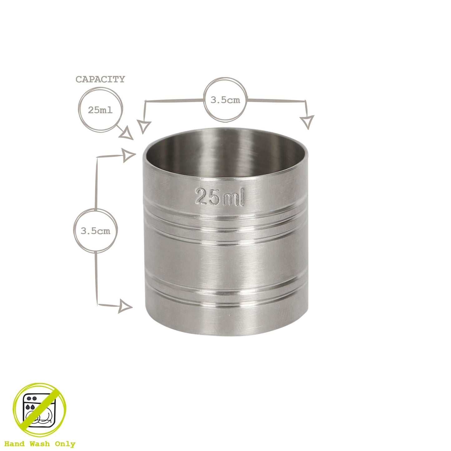 Stainless Steel Thimble Measure